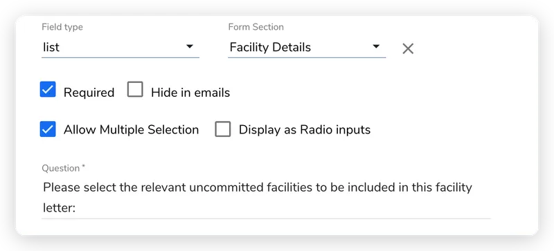 Open the field editor