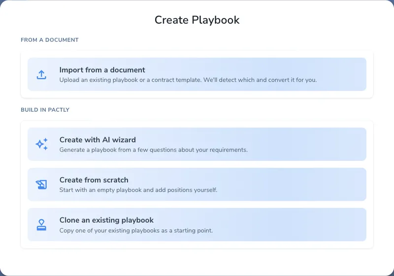 Click Add Playbook