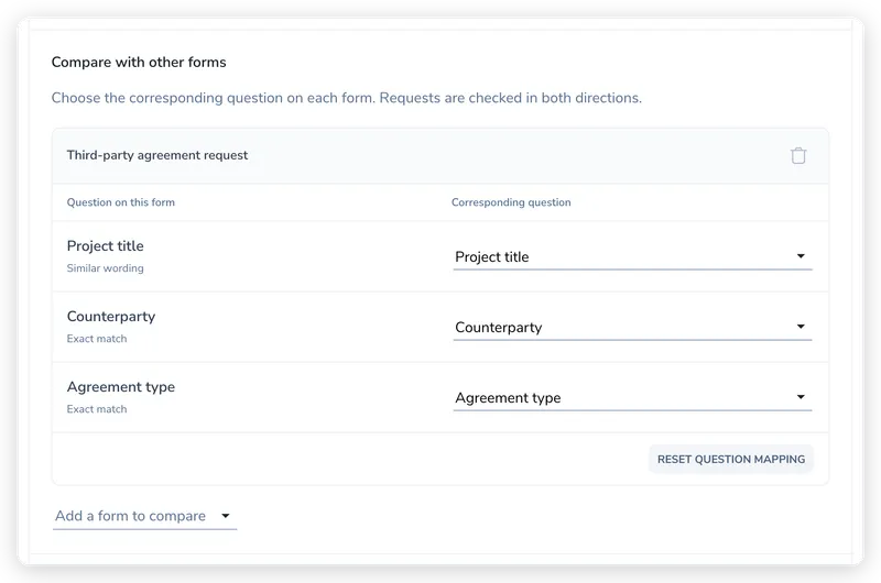 Compare with other forms (optional)