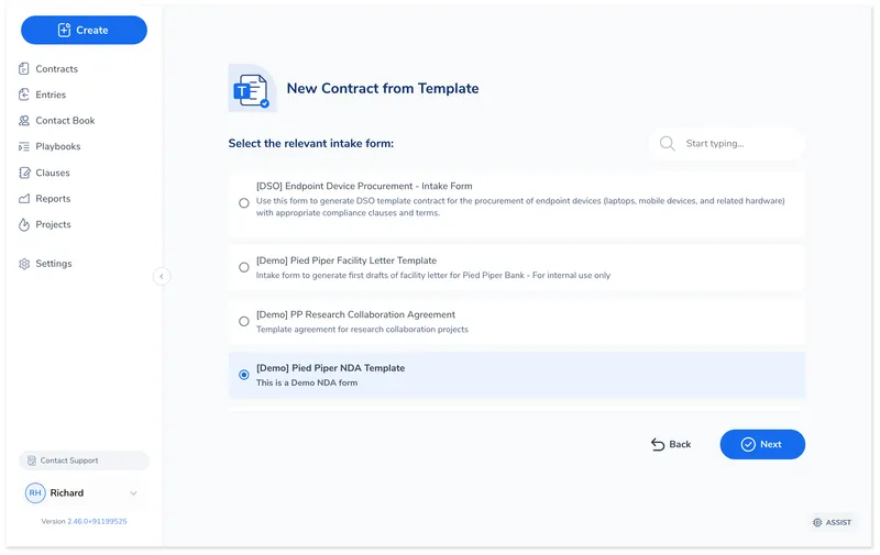 Confirm your selection and click Next