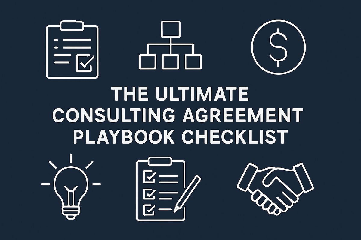 The Ultimate Consulting Agreement Playbook Checklist | Pactly