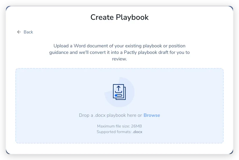 Upload your .docx