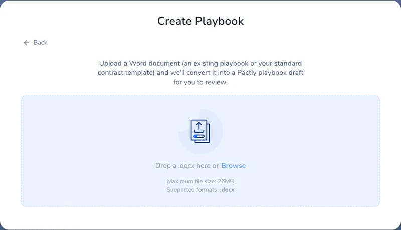 Upload your .docx