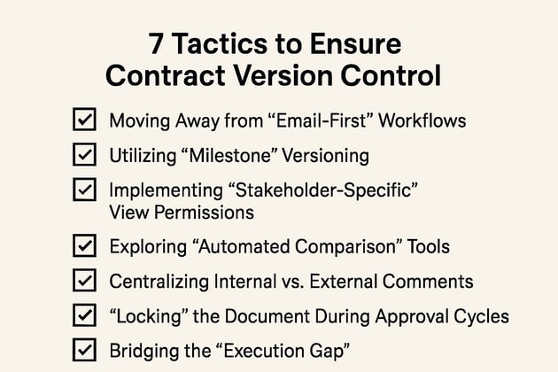 7 Tactics to Ensure Contract Version Control