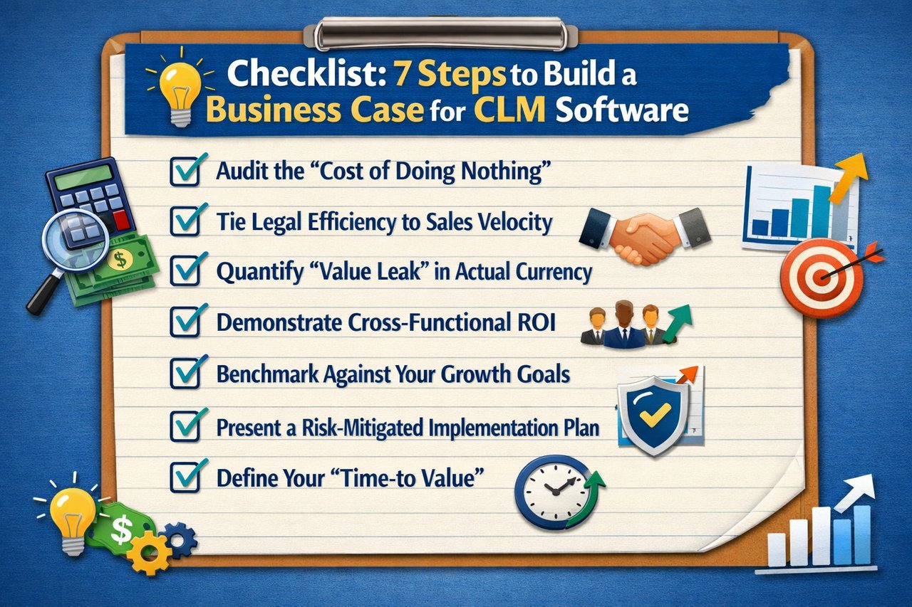 7 steps to build a business case for a CLM software