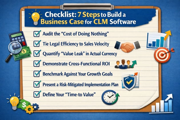 7 steps to build a business case for a CLM software