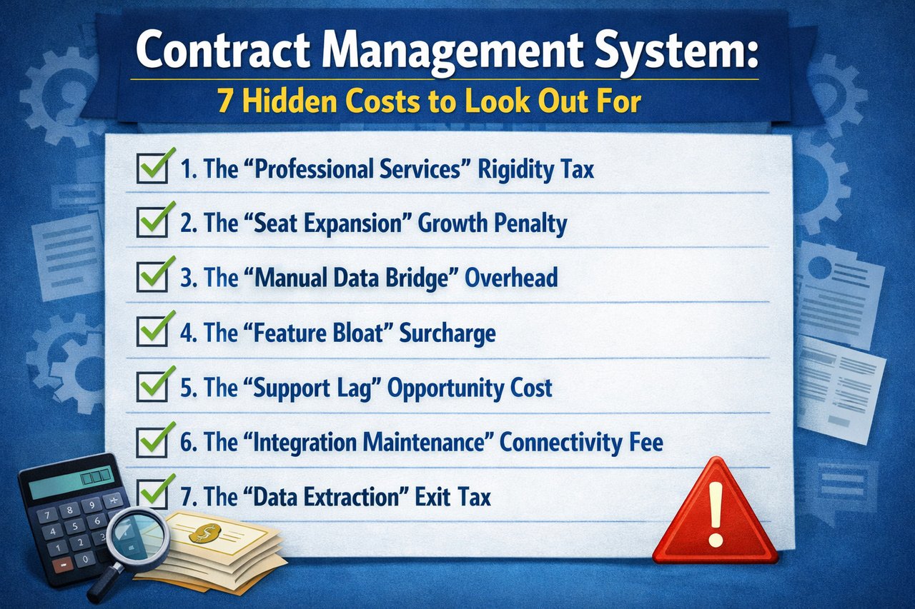 7 hidden costs to look for when choosing a contract management system