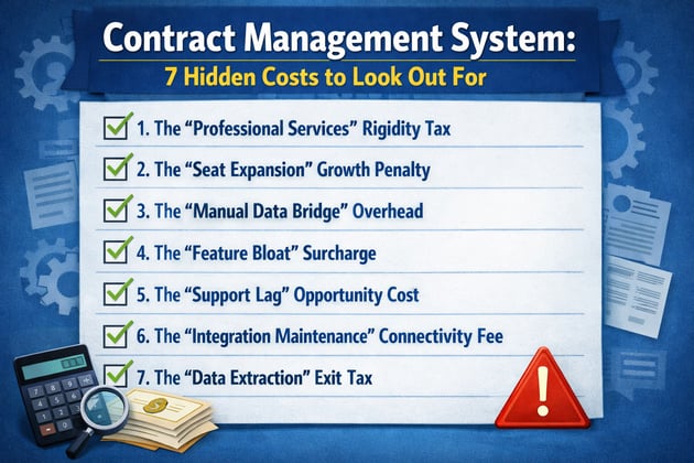 7 hidden costs to look for when choosing a contract management system