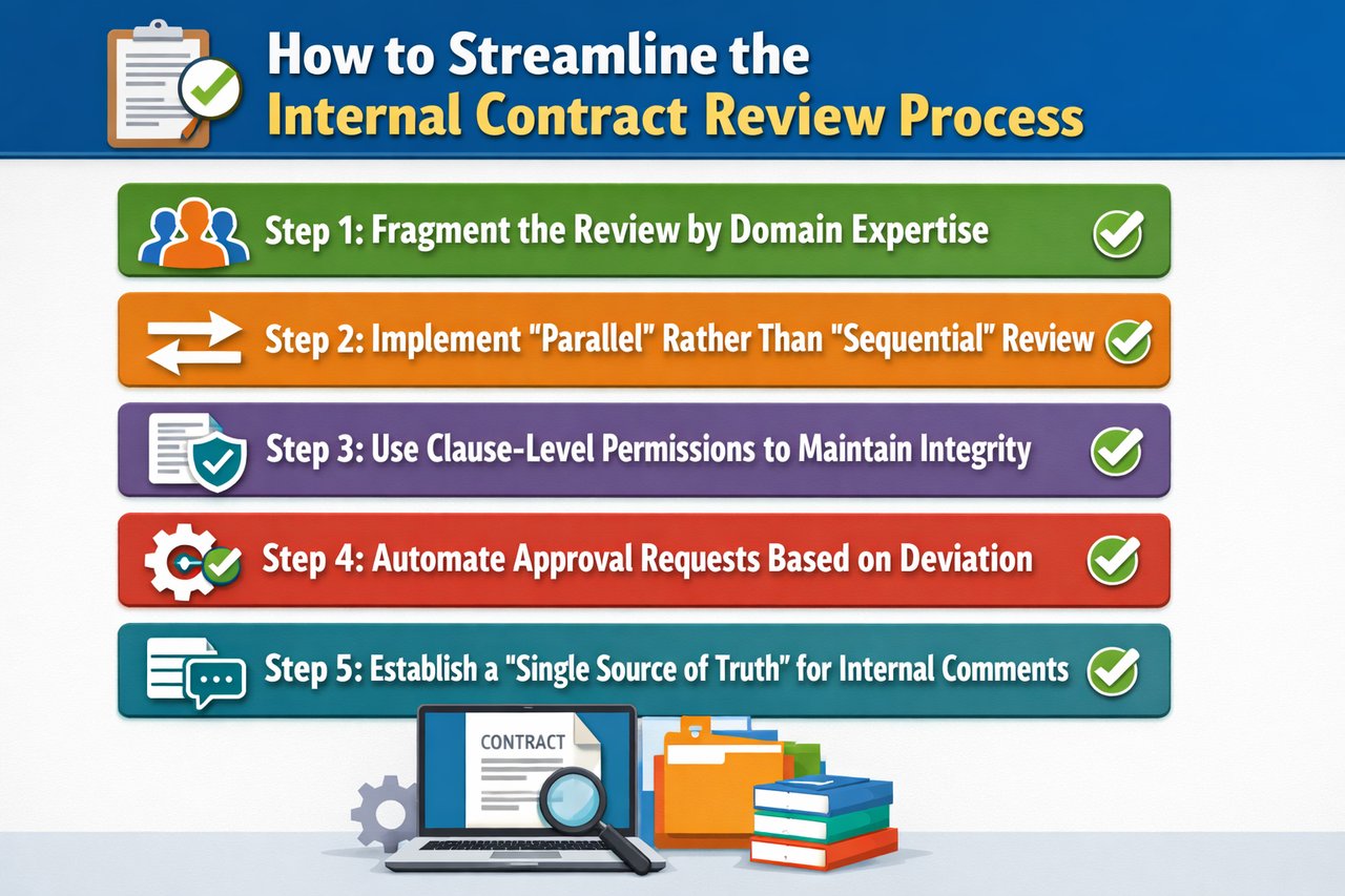 5 steps to Streamline the Internal Contract Review Process
