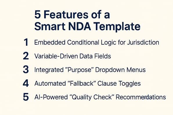 5 Features of a Smart NDA Template