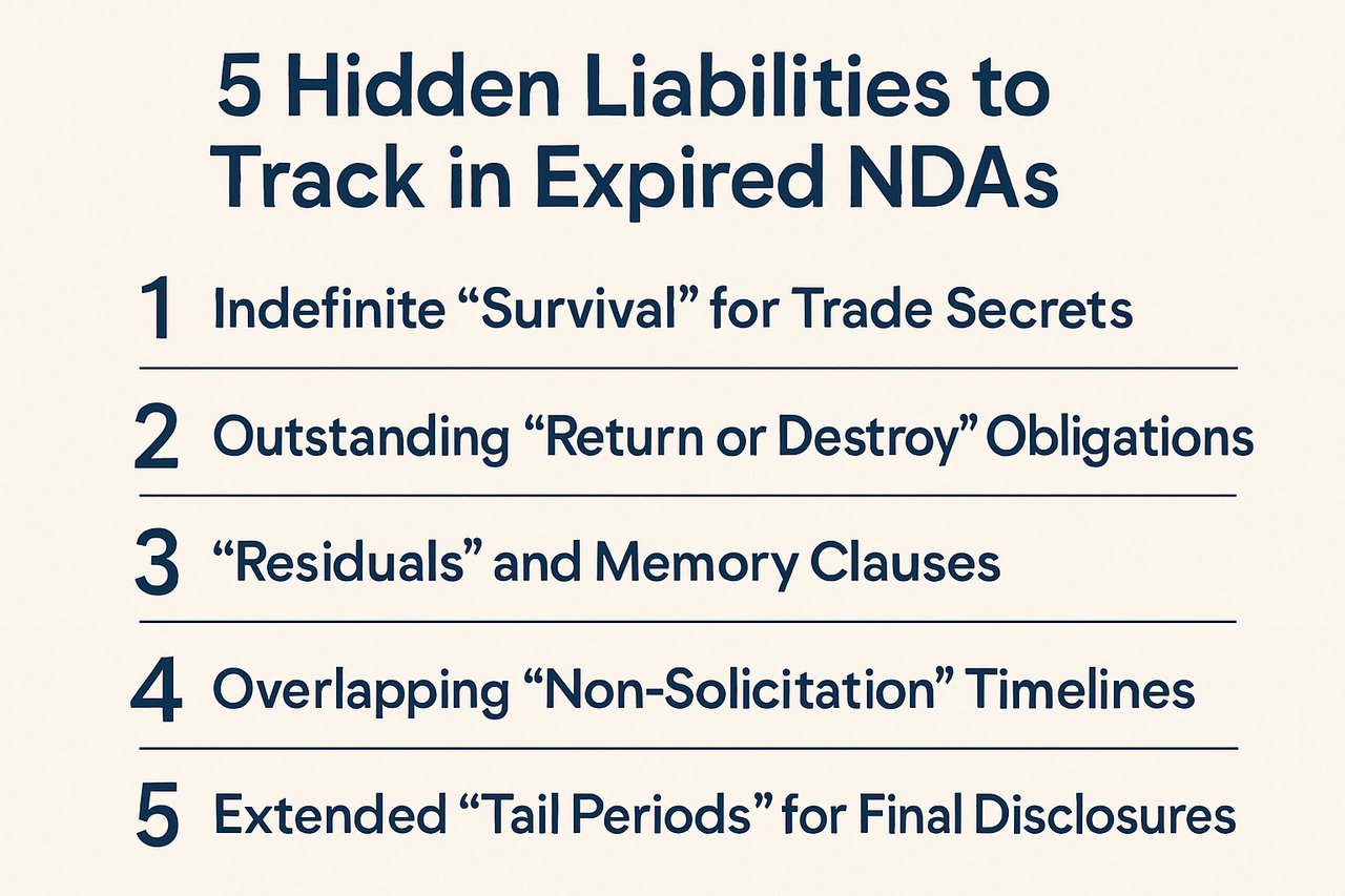 5 Hidden Liabilities to Track in Expired NDAs
