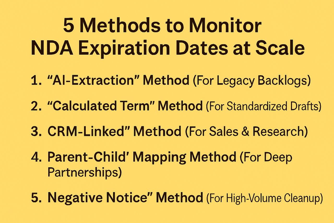 5 Methods to Monitor NDA Expiration Dates at Scale