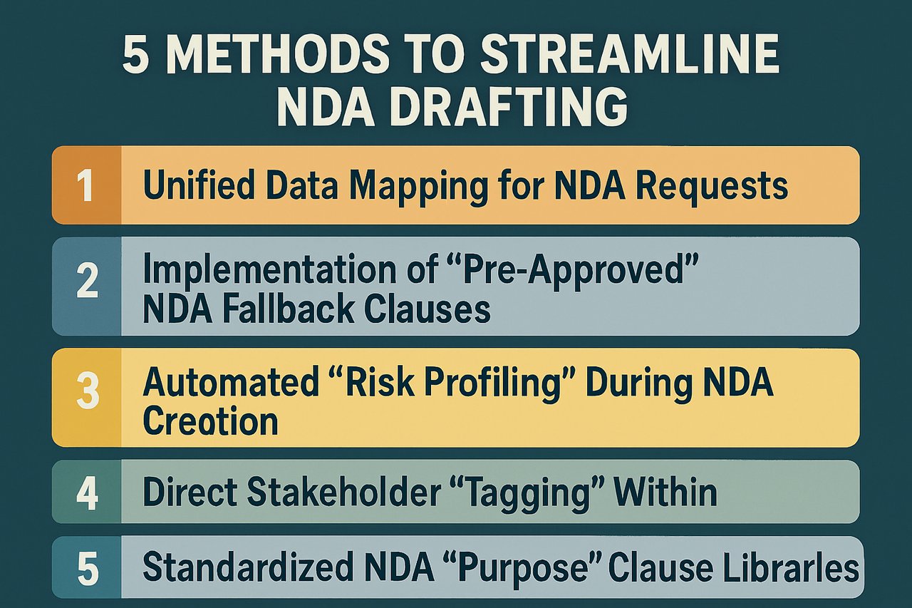 5 Methods to Streamline NDA Drafting