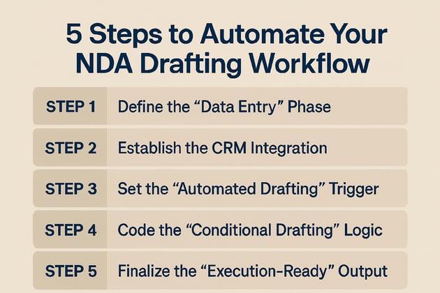 5 Steps to Automate Your NDA Drafting Workflow