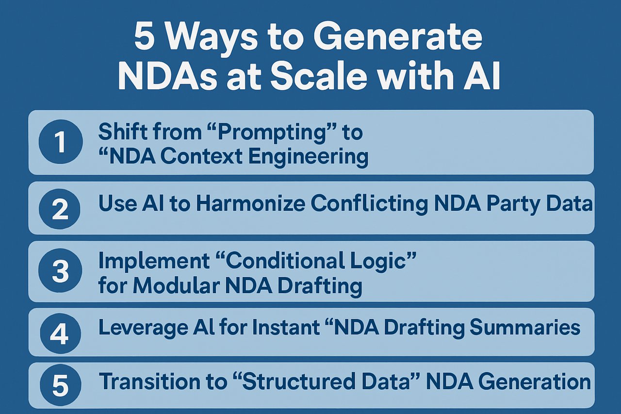 5 Ways to Generate NDAs at Scale with AI 