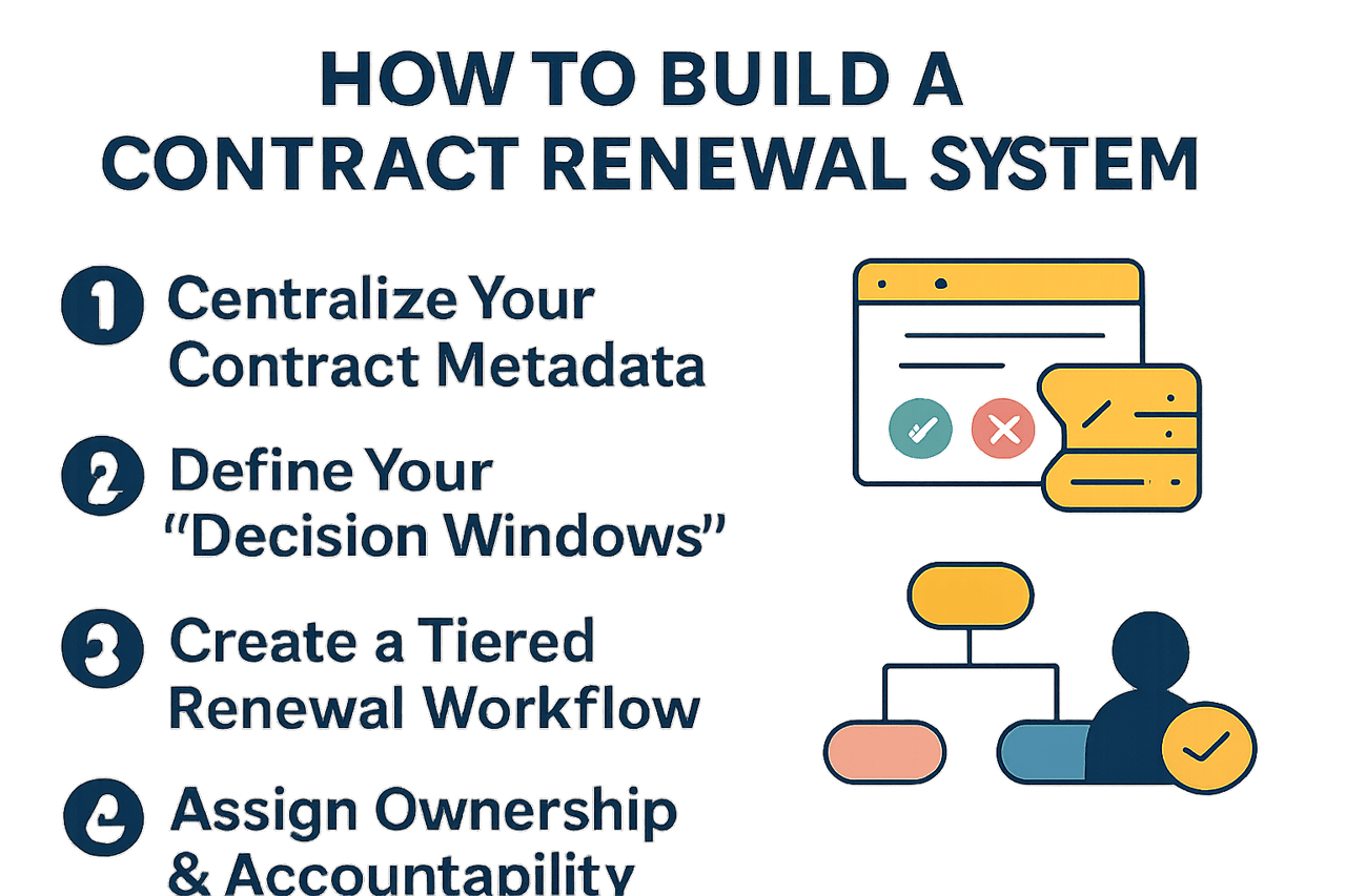 4 steps to Build a Contract Renewal System 
