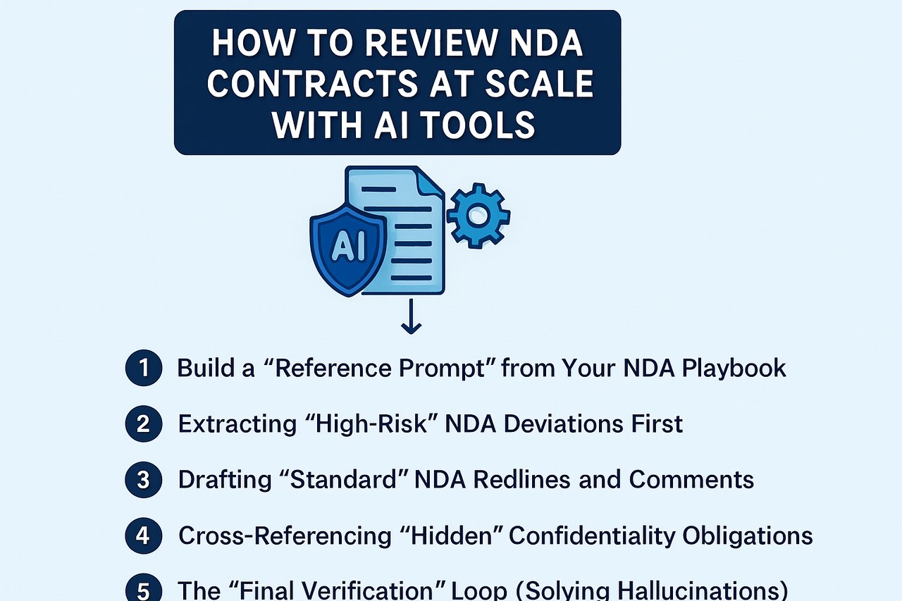 5 steps to reviewing NDA with AI